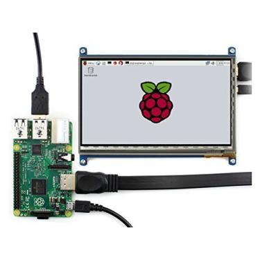 Imagem de Waveshare 7 Inch Capacitive Touch Screen LCD(C) 1024 X 600 HDMI Interface Display Shield Panel Supports Raspberry Pi/PC/Various Systems/Raspberry Pi4 3 Model B