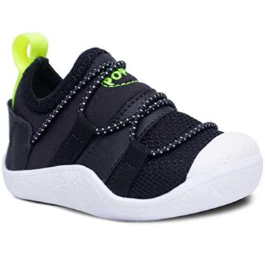 Imagem de Tênis Calce Fácil Infantil Nº 16 Ao 23 Menino Menina 11.60 (Preto, BR, Criança de 1 a 3 anos, Numérico, 17)