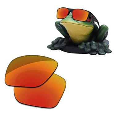 Imagem de Acefrog Lentes de substituição polarizadas revestidas AR para óculos de sol Oakley TwoFace | TwoFace XL - Laranja Jaffa