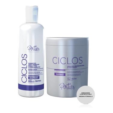 Imagem de Portier Ciclos Shampoo Anti-resíduos + B-tox Violet 1kg