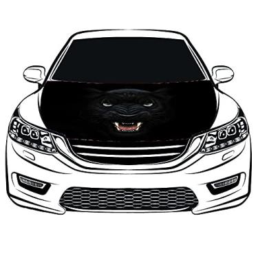 Imagem de Flag King - Capa de Capô de Carro Grande Leopardo 8 x 1,5 m / 6 x 7 pés, 100% Poliéster, Lavável, Adequada para SUVs e Caminhonetes, Tamanho 3,3 x 5 pés