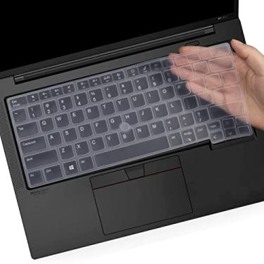 Imagem de Capa de teclado para Lenovo Thinkpad x1 Carbon Gen 11/10 35.6 cm, ThinkPad T14 T14s L14 P14s Gen 5/Gen 4/Gen 3, X1 Yoga Gen 8/7, E14 Gen 6/5 (não serve para T14 L14 P14s Gen 2024 Gen 2024 1, E1 4ª