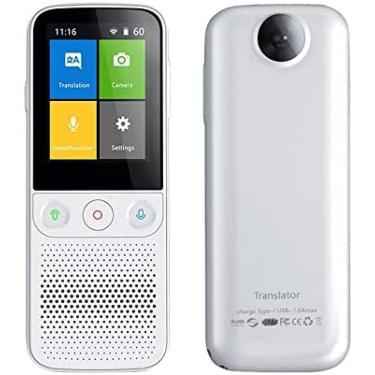 Imagem de Dispositivo tradutor instantâneo com voz - Dispositivo inteligente para tradutores de línguas estrangeiras Tradução de voz/foto/gravação Tela sensível ao toque Suporte para tradutor on-line