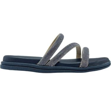 Imagem de Tamanco Feminino Casual Papete Tiras com Strass Beira Rio 8488.108