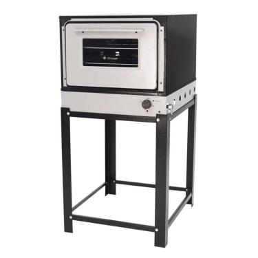 Imagem de Forno Gás Baixa Pressão Bravo Com Pé Brfp Venâncio Cinza