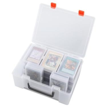 Imagem de Saichotoy Trading Card Storage Box: Card Case Holder Organizer for 800+ Pokemon, MTG, Yugioh, TCG Cards with 11 Individual Starter Deck Box Each Holds 70 Cards