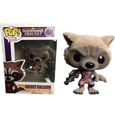 Imagem de Funko SDCC 2014 Pop Guardians of The Galaxy #48 Rocket Raccoon (Flocked)