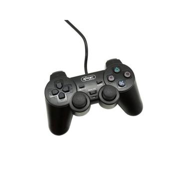Imagem de Controle Com Fio 4X1 Pc Ps1 Ps2 Ps3 Knup Kp-5422