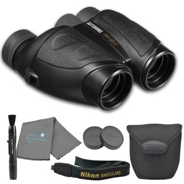 Imagem de Binóculos Nikon Travelite 12x25 (7279) com lente, caneta e estojo