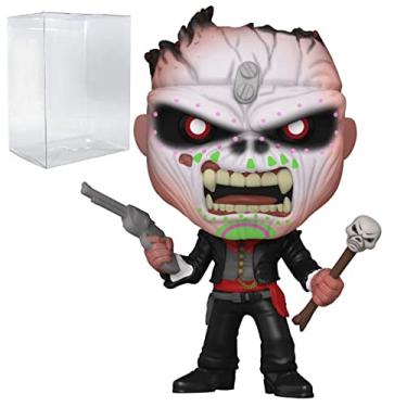 Imagem de POP Rocks: Iron [Maiden] Eddie – Boneco de vinil Funko Nights of The Dead (pacote com caixa protetora compatível), multicolorido, 9,5 cm