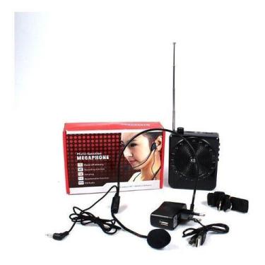 Imagem de Amplificador Megafone K8 Preto