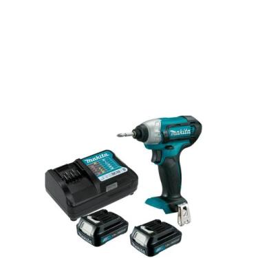 Imagem de Parafusadeira 12v Td110dz Makita Com 2 Baterias E Carregador