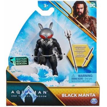 Imagem de Boneco Arraia Negra 10CM com Acessorios Filme Aquaman 2 DC SUNNY 3454