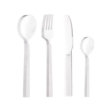 Imagem de Faqueiro Lyor Inox 16 Peças Athenas, Inox, 16