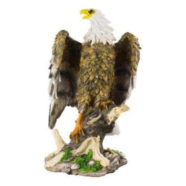 Imagem de Enfeite Grande Resina Estátua Águia Decorativa  - 42cm - Tasco, Enfeit