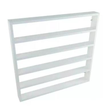 Imagem de Expositor Branco Mdf 100X67 Para Até 460 Esmaltes - Branco - Montalar,