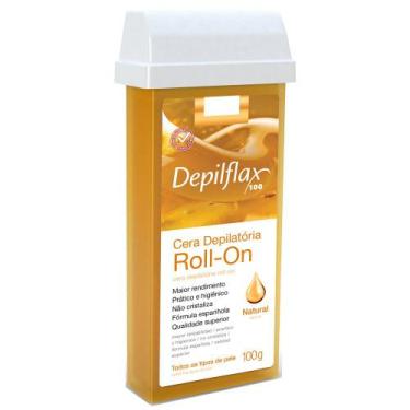 Imagem de Cera refil roll on depilação depilflax natural 100g