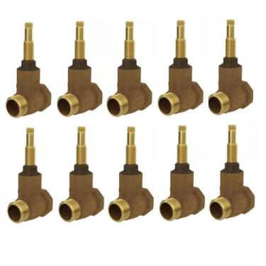Imagem de Kit10pcs-base Registro De Pressão 3/4 4416.202 Deca