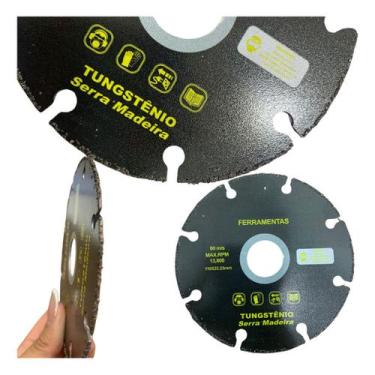 Imagem de Disco Serra Tungstênio Madeira Para Esmerilhadeira 22,23mm - prime