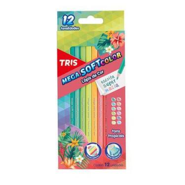 Imagem de Lápis de Cor Tris Mega Tropic 12 Cores