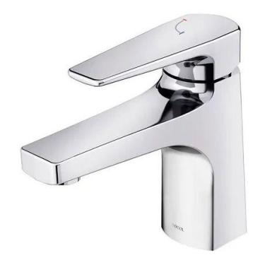 Imagem de Misturador Monocomando Mesa Bica Baixa Lavatório Docol Lift, Cinza Cla