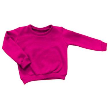 Imagem de Casaco Suéter Moletom infantil menino e menina flanelado grosso. - Flo