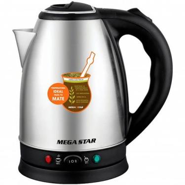 Imagem de Jarra Eletrica Megastar TMK21 1.100 Watts 2 Litros 110V ~ 60HZ - Prata