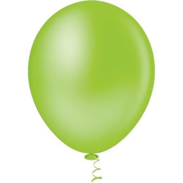 Imagem de Balão GRAN Festa N090 Verde Limão - Pacote com 50 Unidades - Riberball