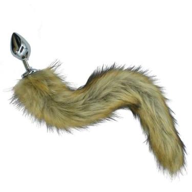 Imagem de Plug Anal de Metal com rabo de raposa artificial - Lover Viber