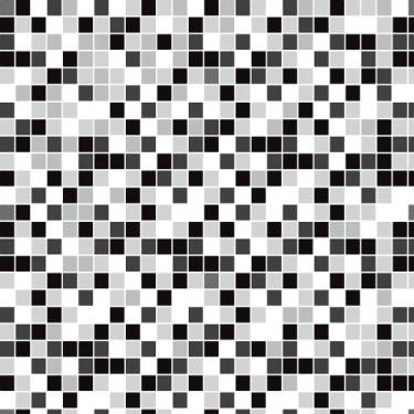 Imagem de Papel de Parede Autocolante Pastilhas Quadriculadas Nos Tons De Preto 