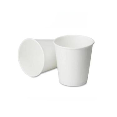 Imagem de Copo De Papel Biodegradável 200ml Branco 50U Kit 2 - Vitapack