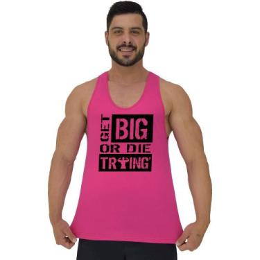 Imagem de Regata Menos Cavada Masculina MXD Conceito Get Big Or Die Traing, P, R