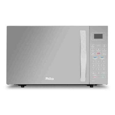 Imagem de forno microondas philco bancada pm26 espelhado 1400wts, 127 V