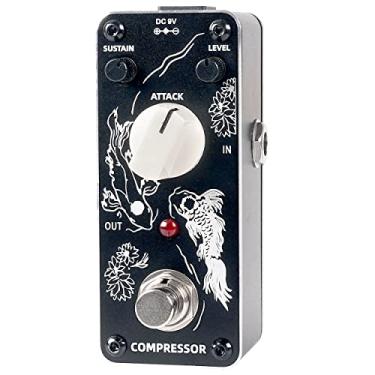 Imagem de Sondery Pedal Compressor Para Guitarra Elétrica E Baixo, Mini Pedal De Compressão True Bypass, Controles Por Nível De Sustentação E Anexo, Série Art Design