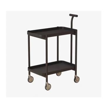 Imagem de Movable Side Table，Sofa side table，Bedroom Sside Table，Small coffee table，Storage Rack，Trolley，Open Storage，for Small Spaces，Bedroom，Living Room，Black，White，Green(Black)