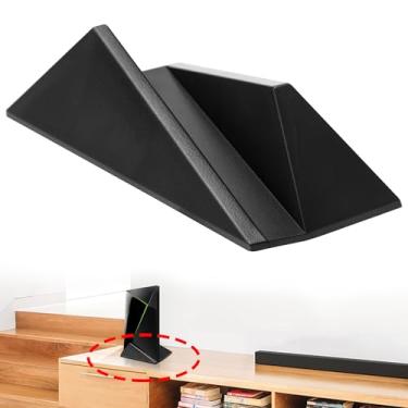 Imagem de FancyTark Organizador vertical compatível com Nvidia Shield Android TV (modelos Pro 2017 e 2019) - Suporte de parede para composto durável - Preto