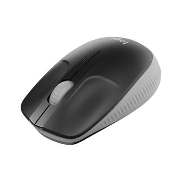 Imagem de Mouse sem fio Logitech M190 - Projeto de curva ambidestro em tamanho real, bateria de 18 meses com modo de economia de energia, controle preciso do cursor e rolagem, roda de rolagem