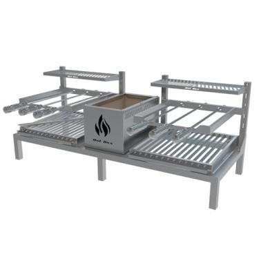 Imagem de Churrasqueira Para Alvenaria Hotbox Parrilla Argentina Com Espetos118x45cm