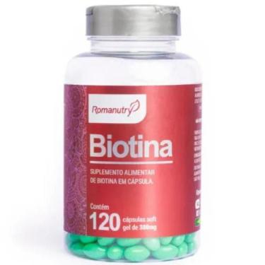 Imagem de Biotina 380mg 120 Cáps  Romanutry