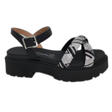 Imagem de Sandália Tratorada Vizzano Original ref 6499, Preto, 37