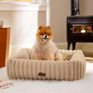 Imagem de Velo de Veludo Cotelê Lavável Bedsure para Cães de Médio Porte
