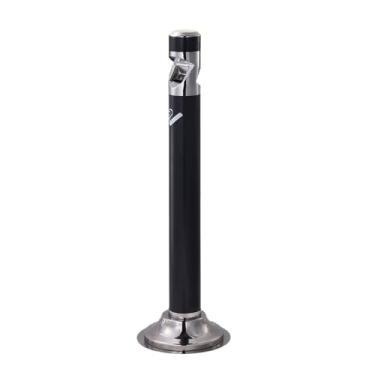 Imagem de Eliminação de pontas de cinzas de cigarros, coluna vertical de cinzas de aço inoxidável parque de colecionador de bunda de cigarro área cênica barril de bumbum de cigarro, para casa pátio cigarros