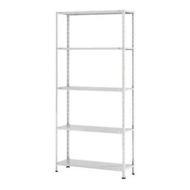Imagem de Estante De Aço Branca Farmácia / Clínicas/ consultório 5 níveis - Esta