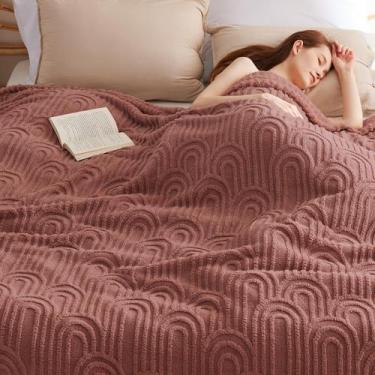 Imagem de Cobertor Fleece Bedsure Queen Size Rosa Poeira - 230x230cm