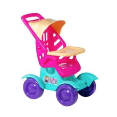 Imagem de Brinquedo Carrinho De Boneca Pequena Mamãe Tilin - Tilin Brinquedos