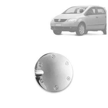 Imagem de Aplique Cromado Tampa de Combustível Portinhola Fox 2003 á 2021 CrossF