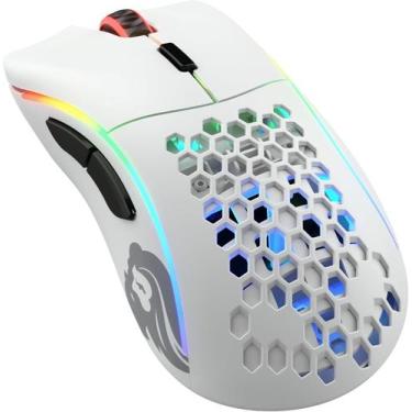 Imagem de Mouse Gamer Glorious Model D RGB - Preto (Sem Fio), branco
