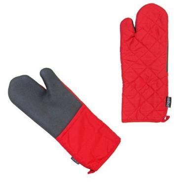 Imagem de Luva Térmica De Cozinha Longa Forno Profissional Resistente - Gedex