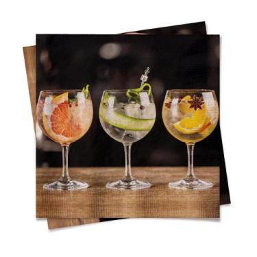 Imagem de Guardanapo de Papel 32,5x32,5cm Gin - 20 Un - Cromus