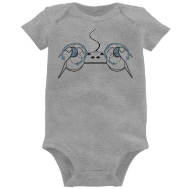 Imagem de Body Bebê Controle Seios - Foca na Moda, Cinza, P